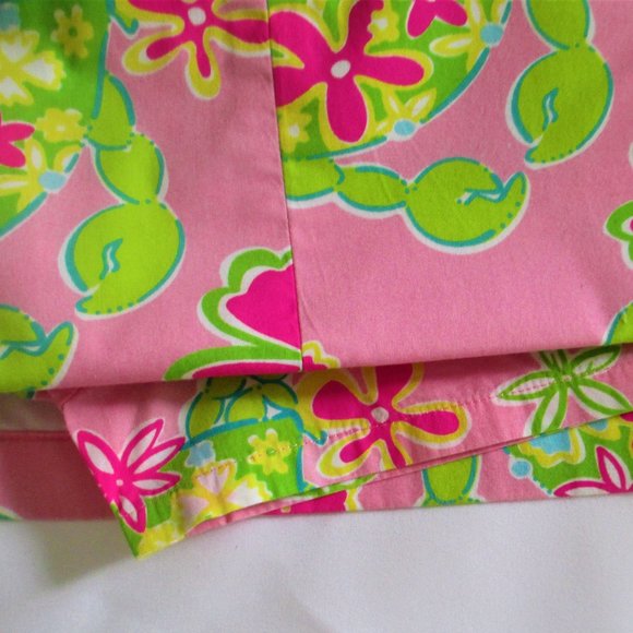 Lilly Pulitzer: Skort,  Muscle Beach' Pinks & Greens' Girls sz 10 - Picture 4 of 5